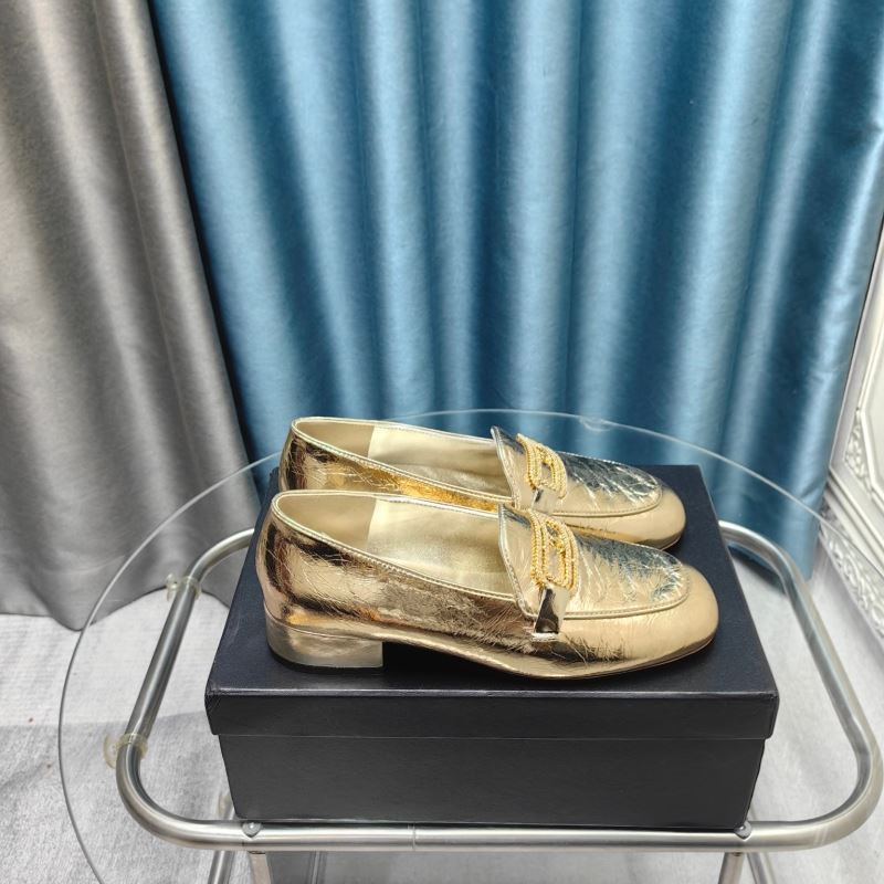 Ch*el leather shoes